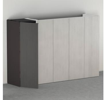 Preview: 801T1140.L3 REVEGO uno, Scharnierträger Set, für Pockethöhe 1142–1356 mm, links